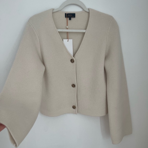 Quince Sweaters - Quince cashmere cardigan nwt